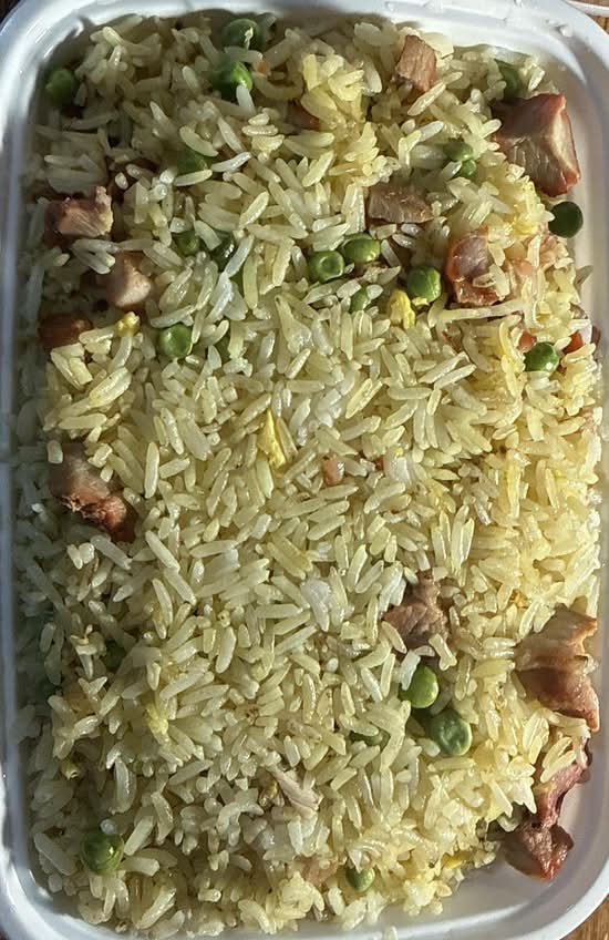 BBQ Pork Fried Rice (叉燒炒飯)